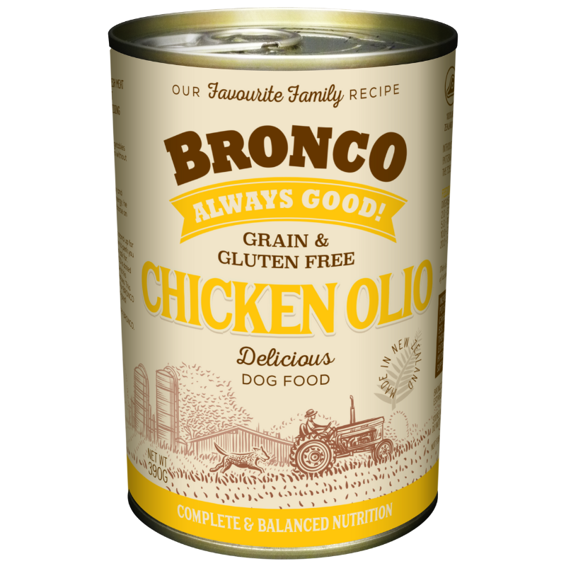 Bronco Chicken Olio For Dogs - 390g