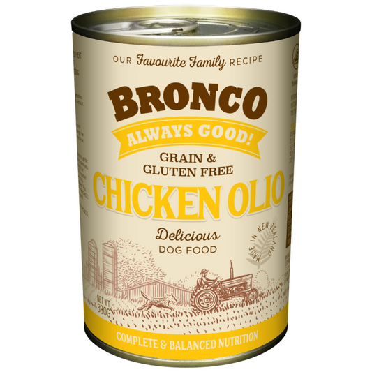 Bronco Chicken Olio For Dogs - 390g