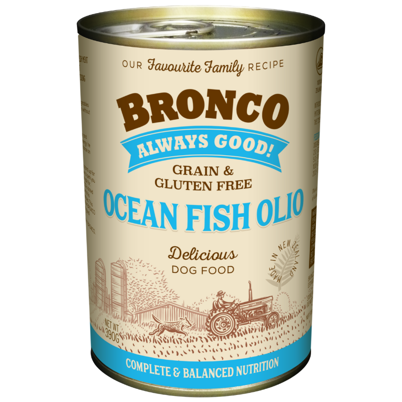 Bronco Ocean Fish Olio For Dogs - 390g