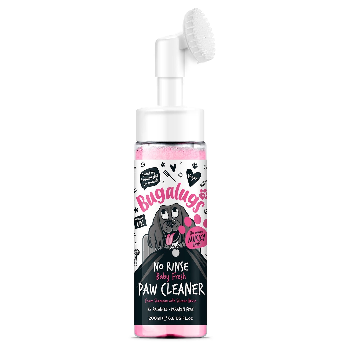 Bugalugs Baby Fresh No Rinse Paw Cleaner 200ml