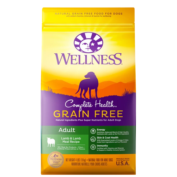 Wellness Dog Complete Health Grain Free Adult Lamb 24lb