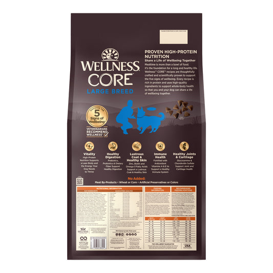 Wellness CORE Large Breed Dry Dog Food 24LB