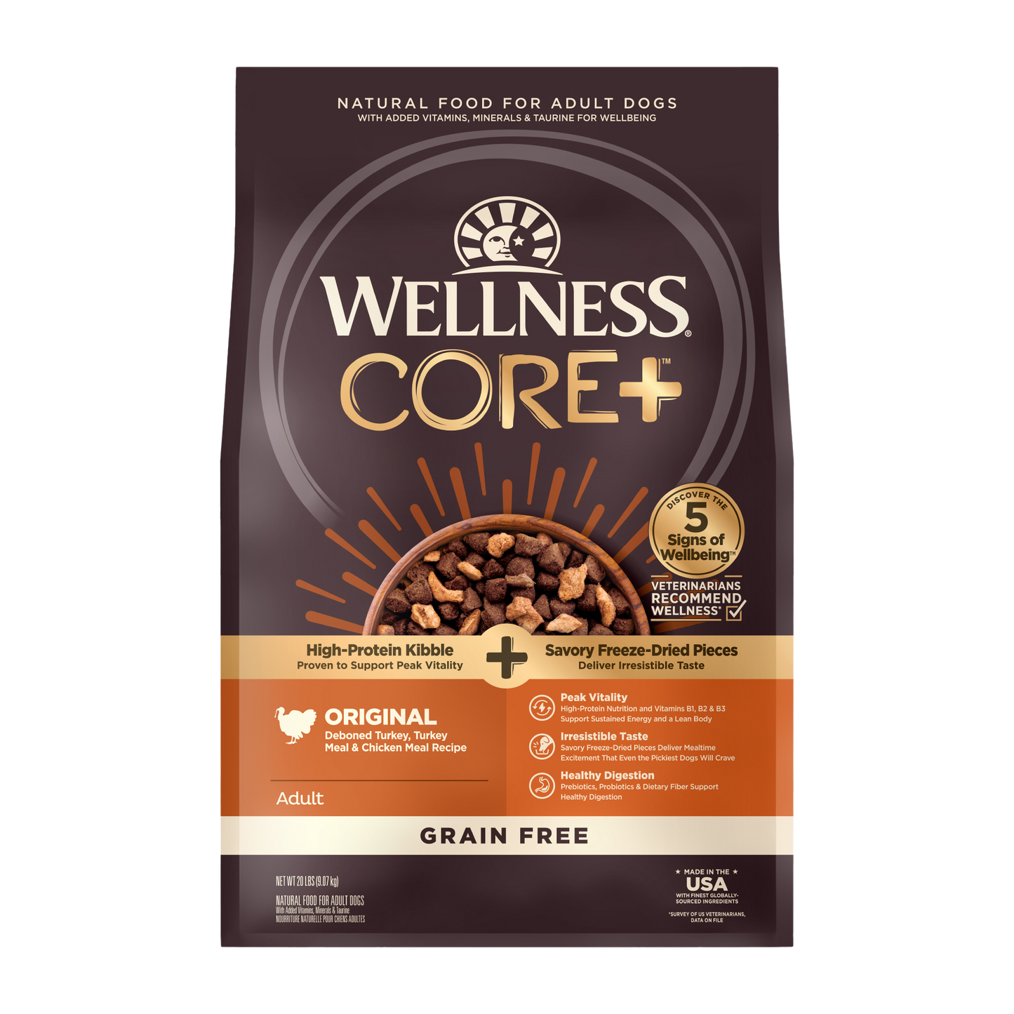Wellness CORE+ (RawRev) Original Dry Dog Food