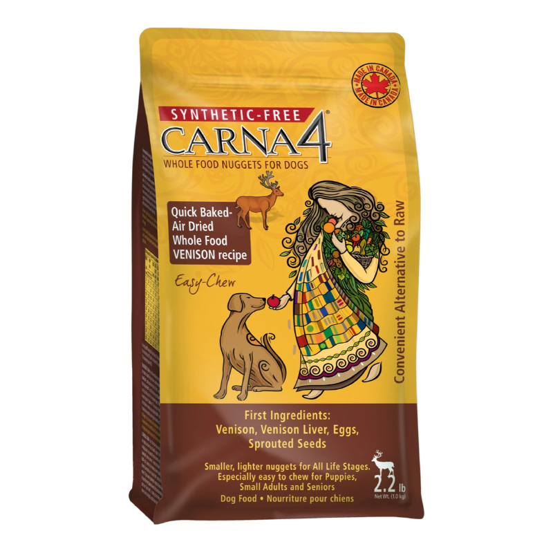 Carna4 Quick Baked Air Dried Nuggets 3lbs - Venison