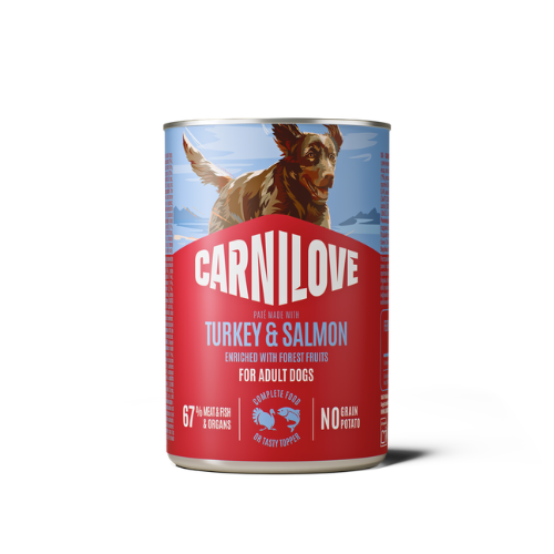 Carnilove Carnilove Dog Can Paté Made With Turkey & Salmon 400g