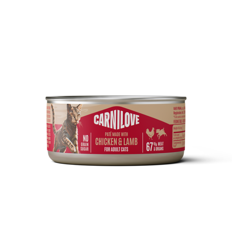 Carnilove Cat Can Paté Made With Chicken & Lamb 100g