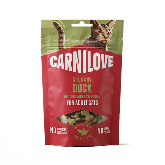 Carnilove Cat Crunchy Snack Duck Enriched With Raspberries 50g