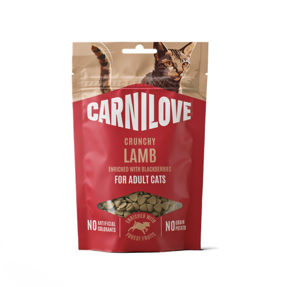 Carnilove Cat Crunchy Snack Lamb Enriched With Blackberries 50g
