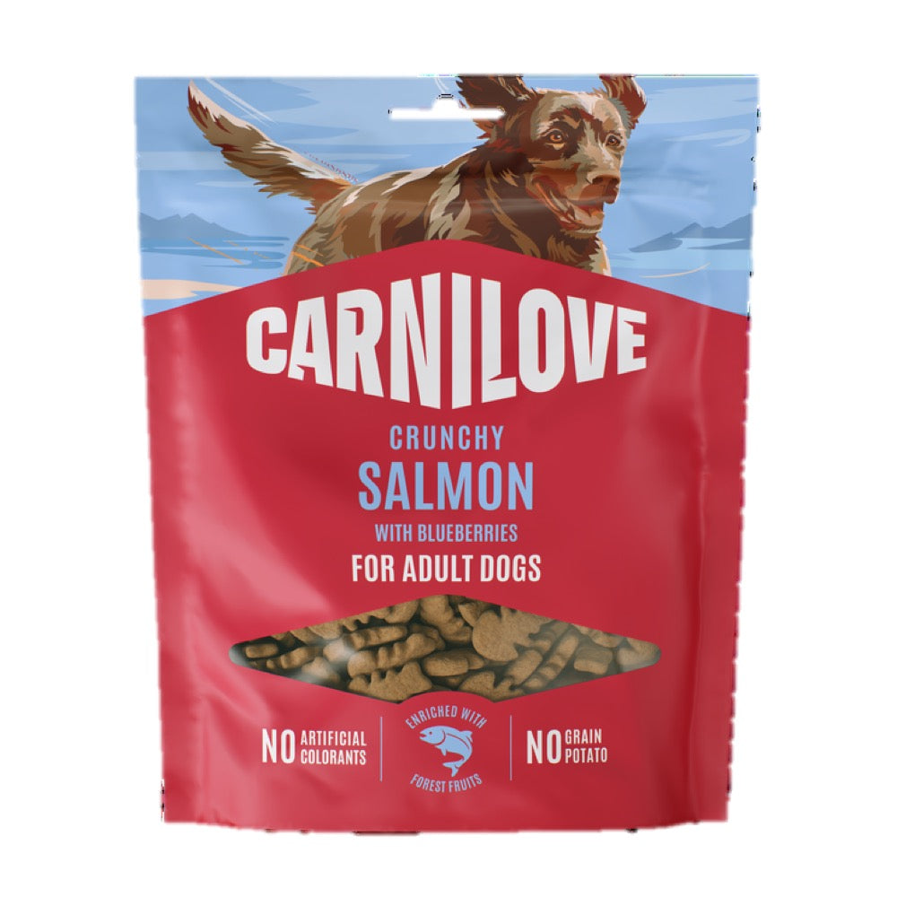 Carnilove Dog Crunchy Snack Salmon With Blueberries 200g