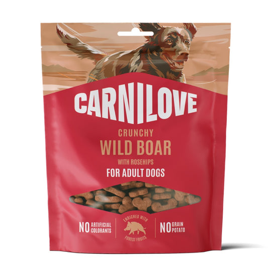 Carnilove Dog Crunchy Snack Wild Boar With Rosehips 200g
