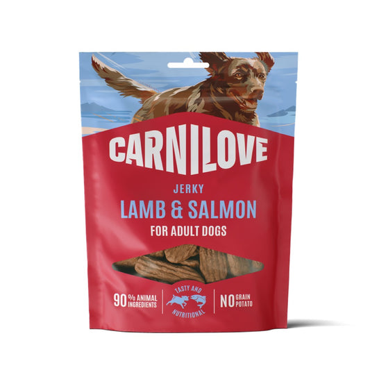 Carnilove Dog Jerky Lamb & Salmon 100g