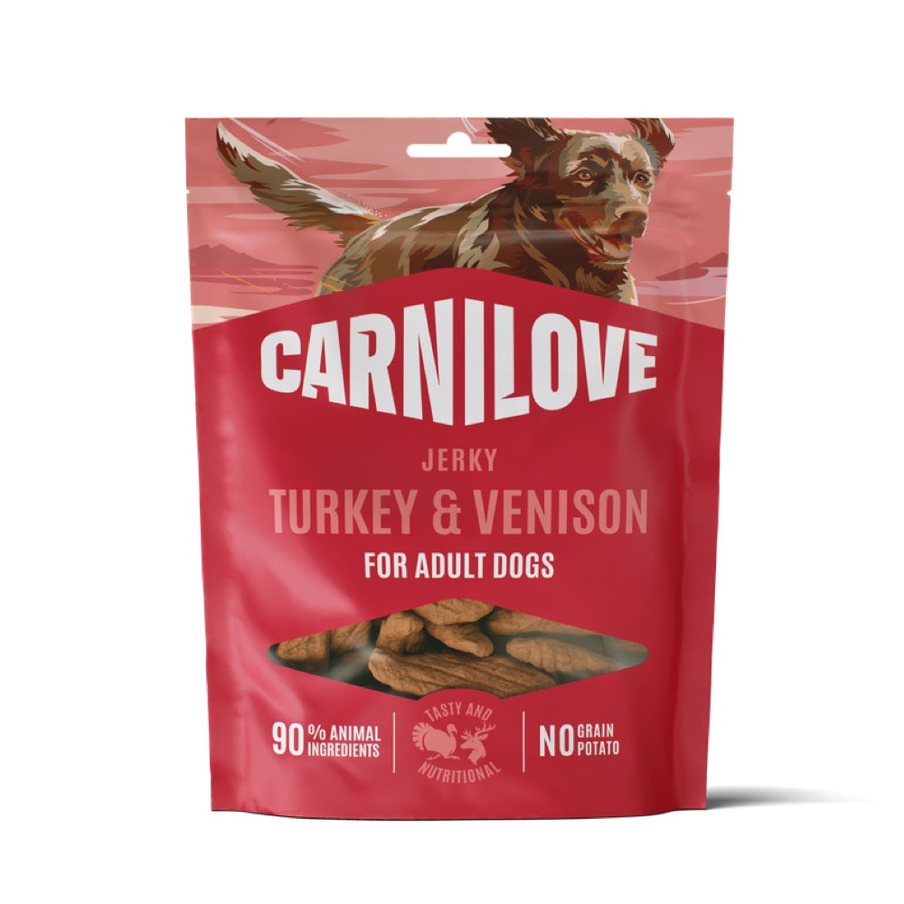 Carnilove Dog Jerky Turkey & Venison 100g