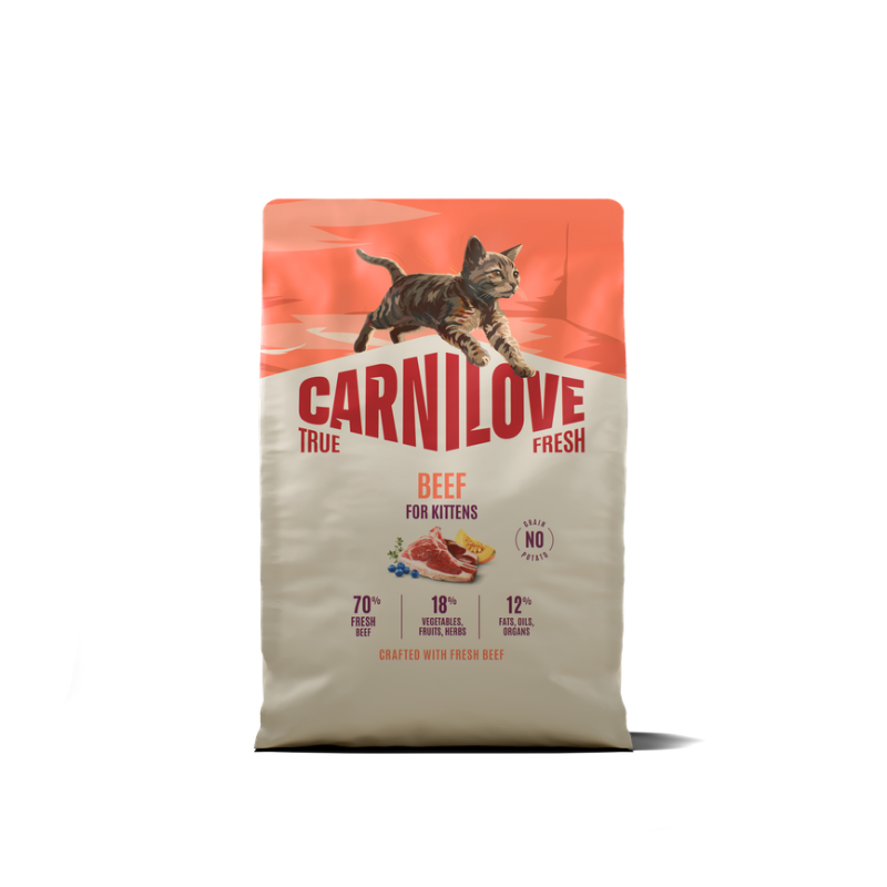 Carnilove True Fresh Cat Dry Beef For Kittens