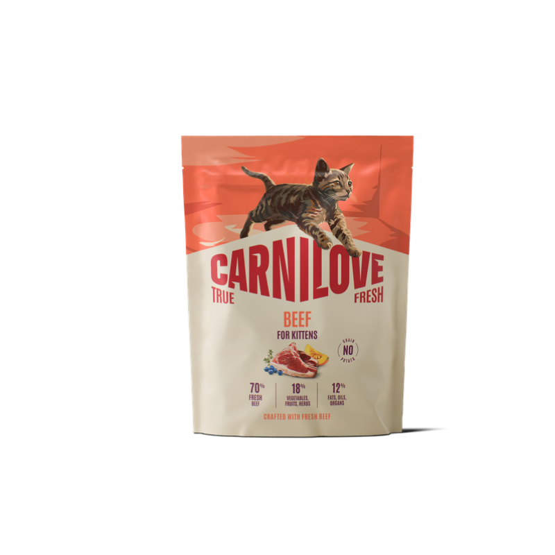 Carnilove True Fresh Cat Dry Beef For Kittens