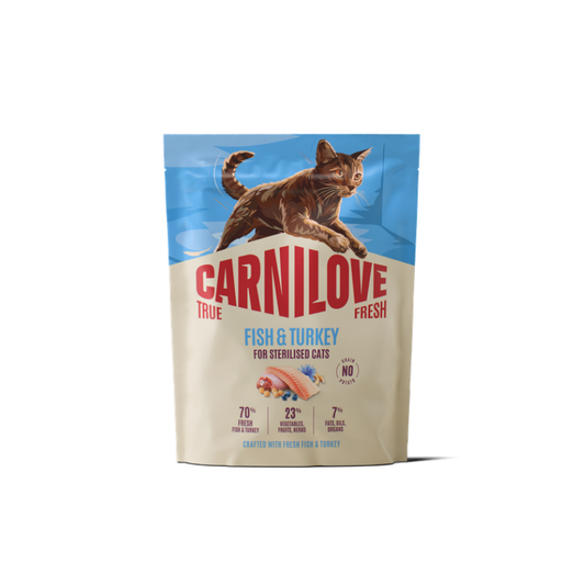 Carnilove True Fresh Cat Dry Fish&turkey For Sterilised Adult All Breeds