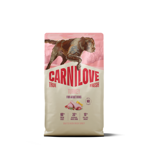 Carnilove True Fresh Dog Dry Turkey For Adult All Breeds