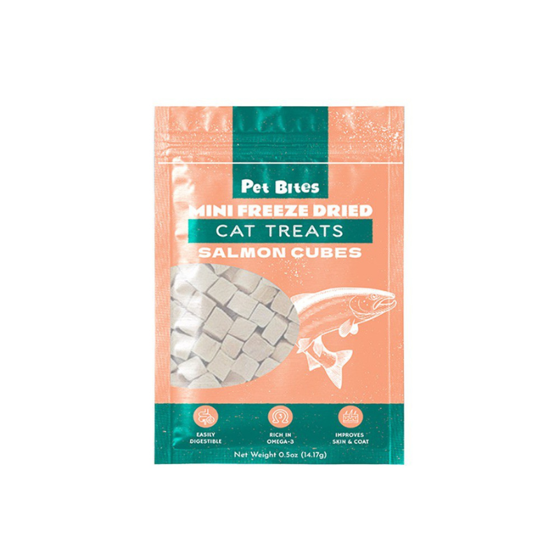 Pet Bites Mini Freeze Dried Salmon Cubes 14g