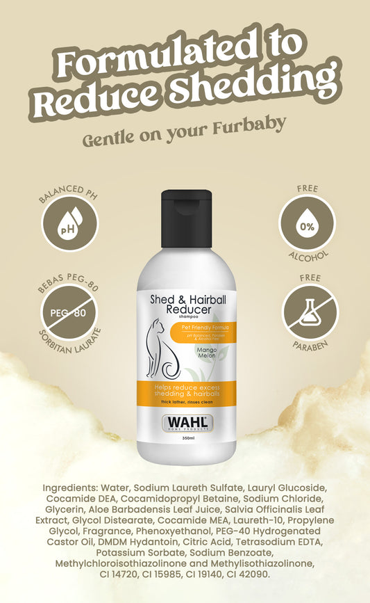 Wahl Cat Shed & Hairball Shampoo