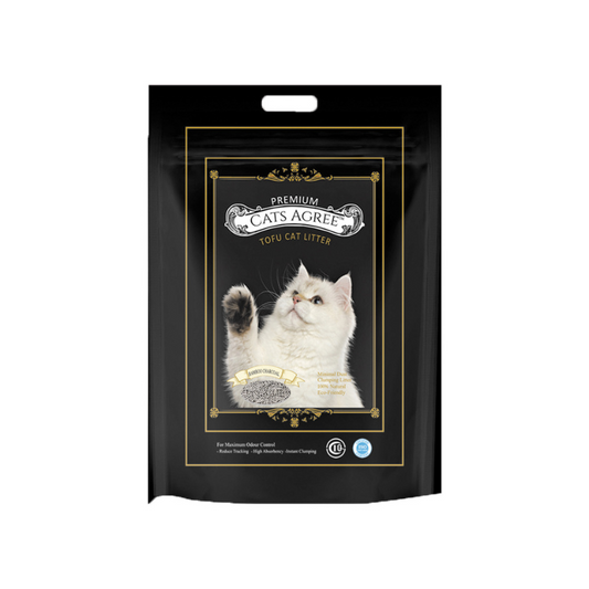 Cats Agree Premium Tofu Cat Litter Bamboo Charcoal - 2.8kg