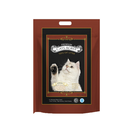 Cats Agree Premium Tofu Cat Litter Espresso - 2.8kg