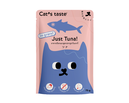Cat's Taste Tuna In Gravy (Pouch) 75g
