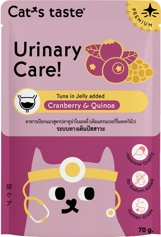 Cat's Taste Tuna In Jelly Added Cranberry And Quinoa For Urinary Care (Pouch)