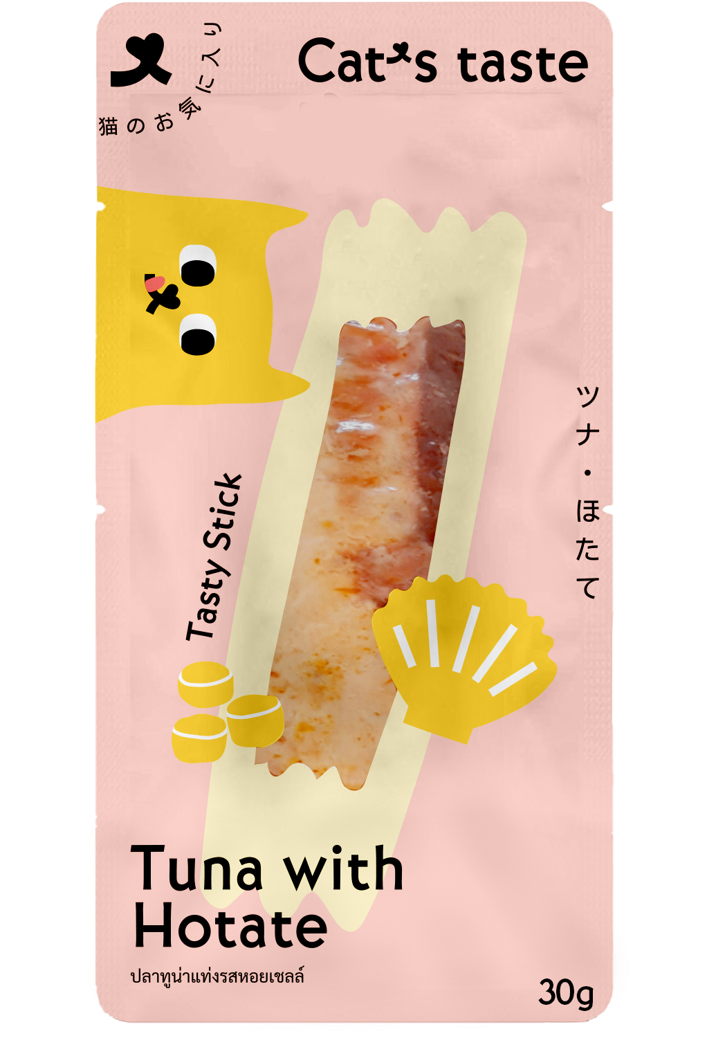 Cat's Taste Tuna Stick With Hotate