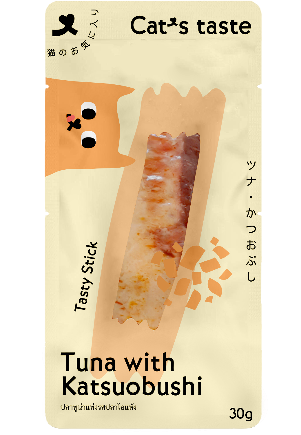 Cat's Taste Tuna Stick With Katsuobushi