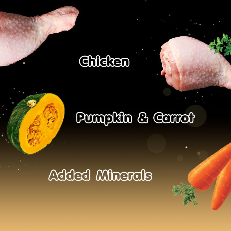 Cesar Chicken Meat with Carrot and Pumpkin in Jelly 70g
