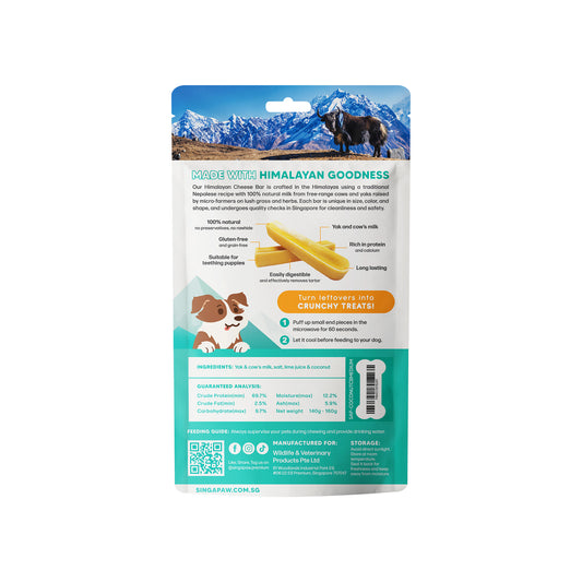 SingAPaw Himalayan Yak Cheese Bar (Coconut) - Medium
