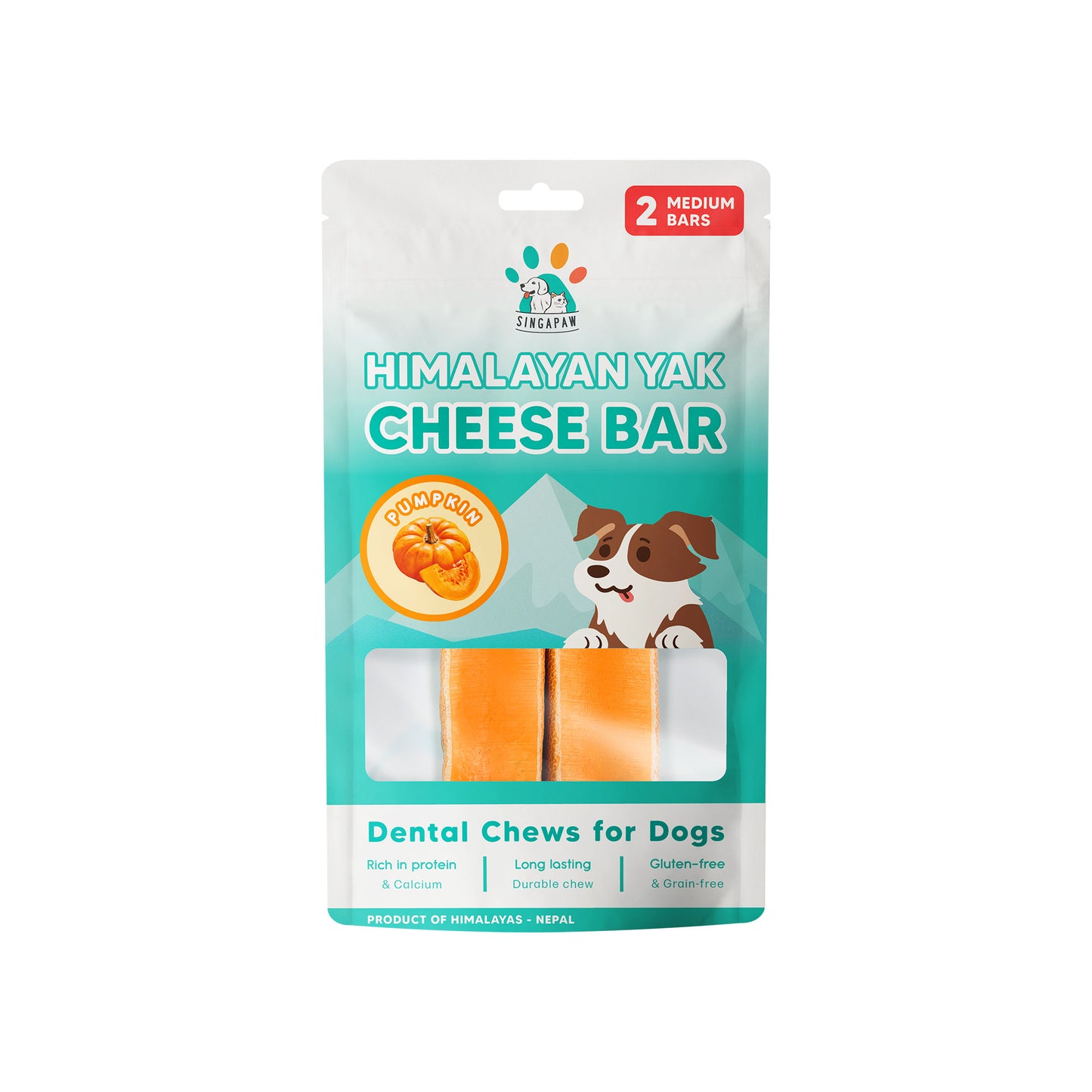 SingAPaw Himalayan Yak Cheese Bar (Pumpkin)