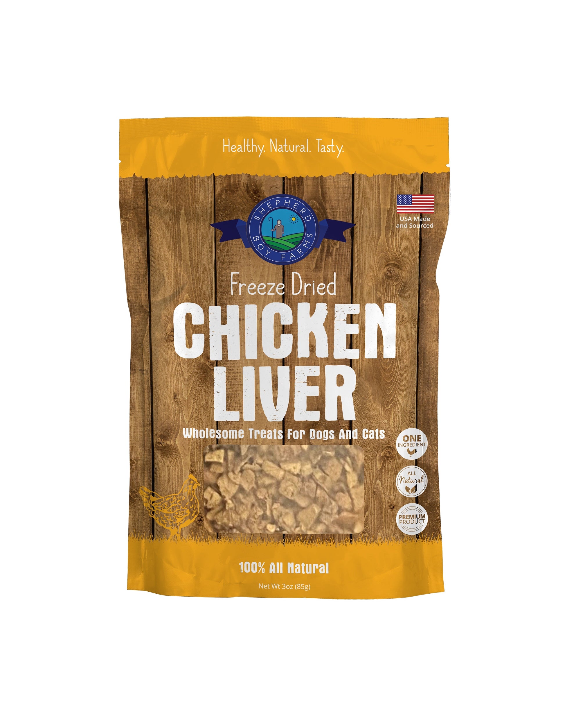 SBF Freeze Dried Chicken Liver Treats 3oz
