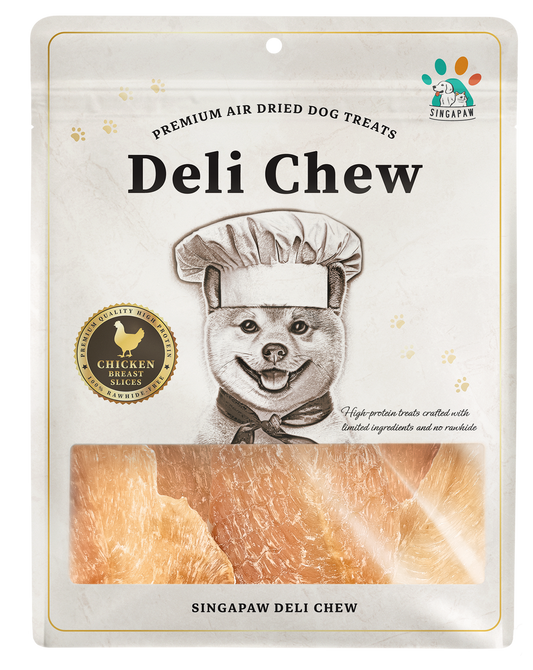 SingAPaw Deli Chew Chicken Breast Slices