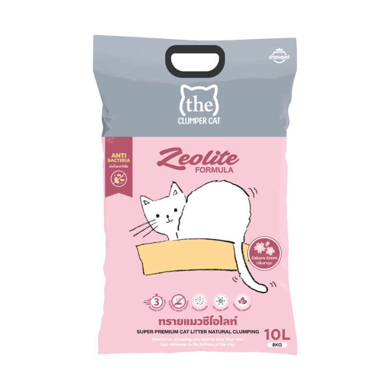 Clumper Cat SAKURA Bentonite Zeolite Formula Litter - 10L