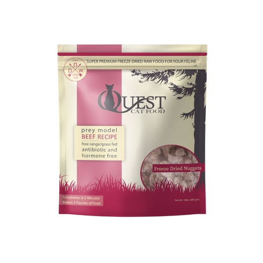 Quest Cat Food Freeze Dried Beef Bite Size Nugget - 10 oz