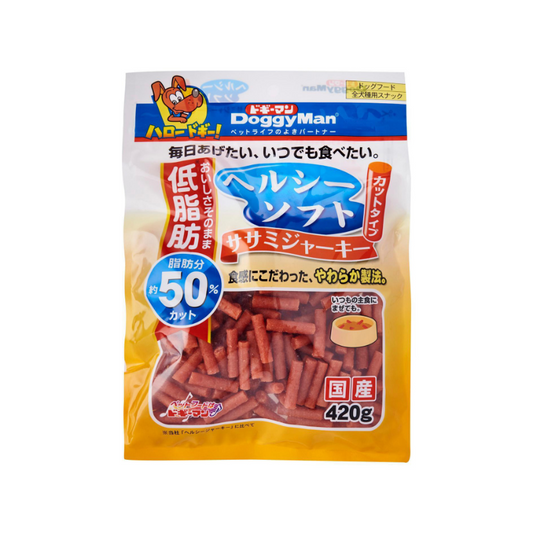 DoggyMan Healthy Soft Sasami Jerky Cut - 420g