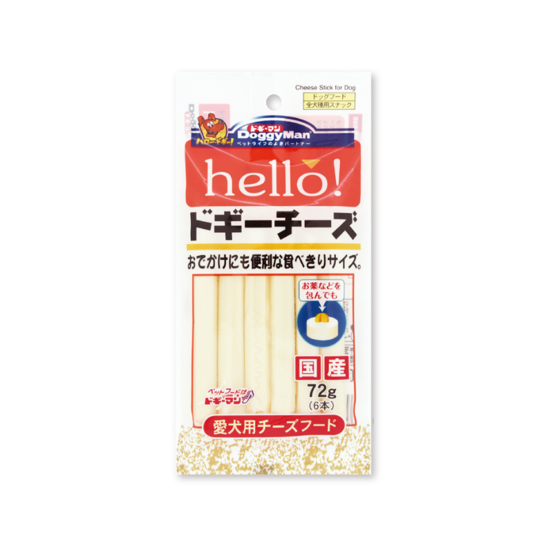 DoggyMan HELLO! Cheese Sticks - 72g
