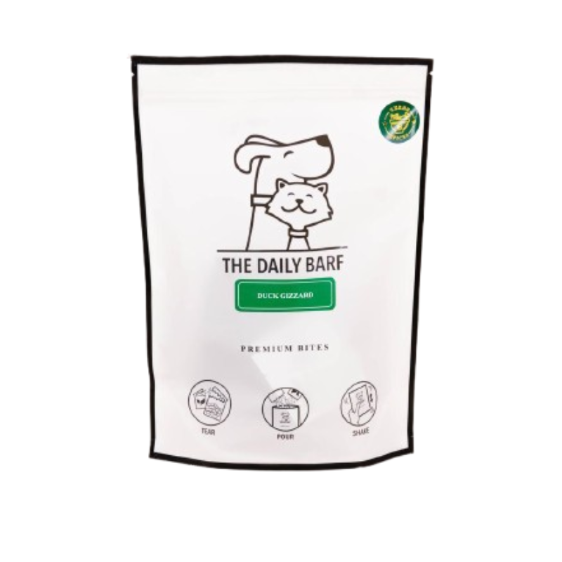 Daily Barf Dehydrated Duck Gizzard For Cats & Dogs - 90g