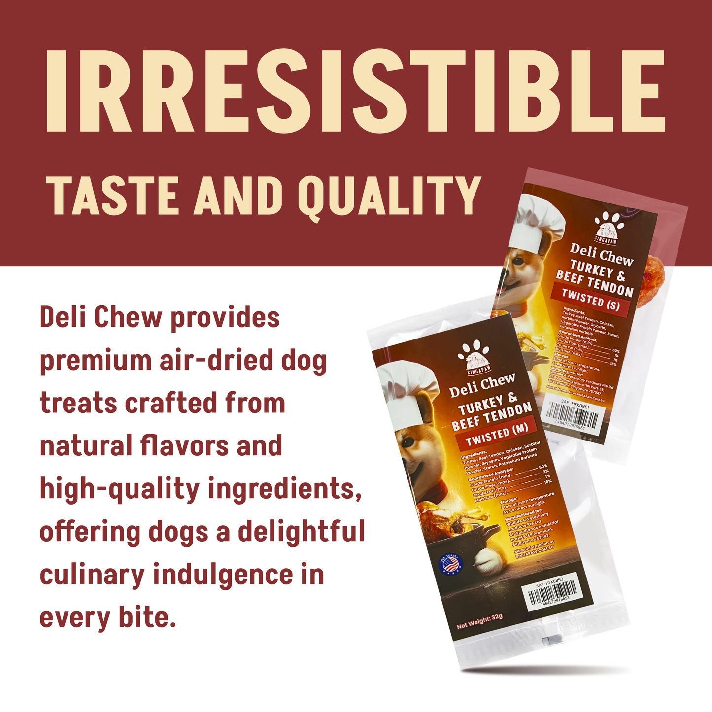 SingAPaw Deli Chew Beef Stick