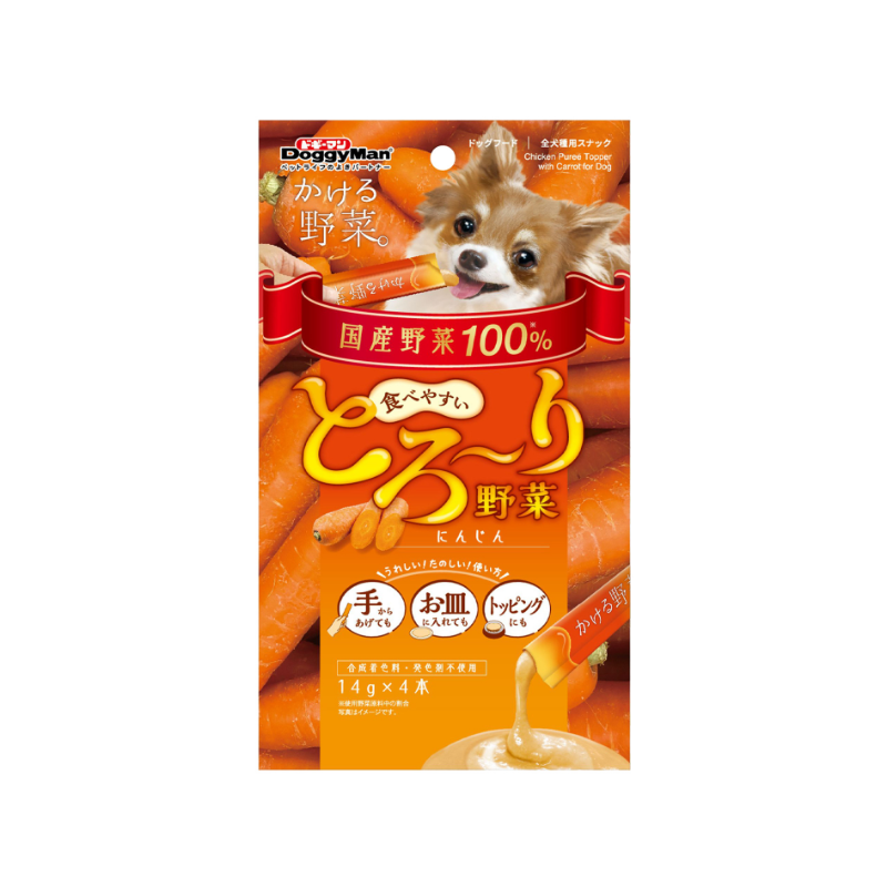 DoggyMan Chicken Puree with Carrot - 14g x 4pcs