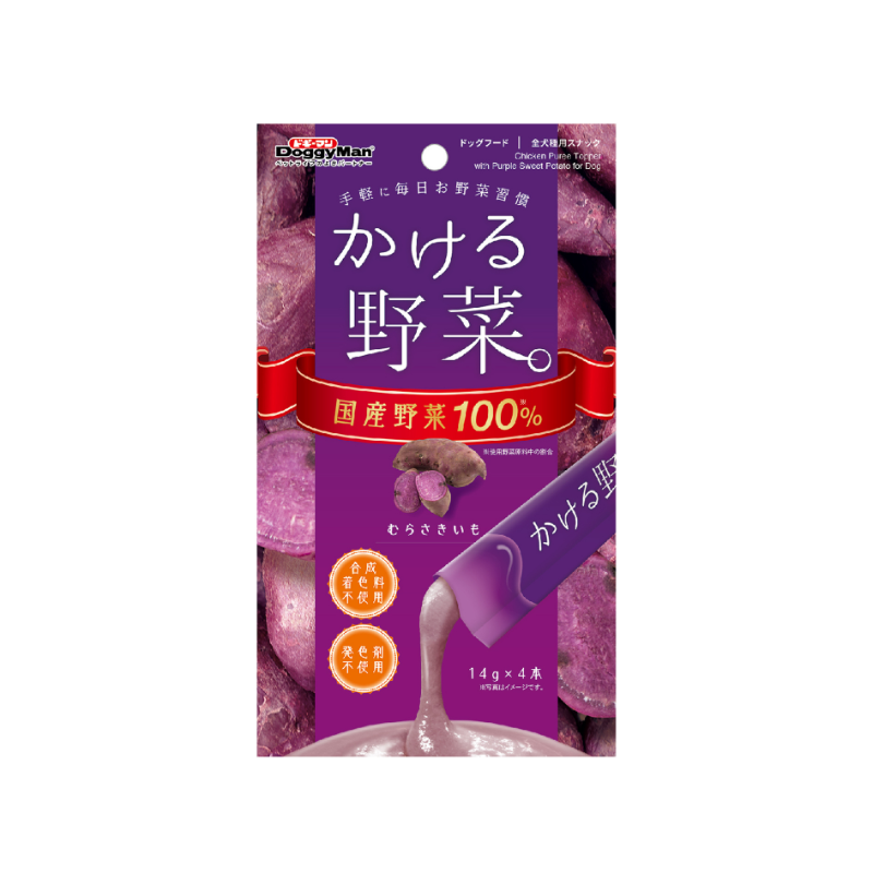 DoggyMan Chicken Puree with Purple Sweet Potato - 14g x 4pcs