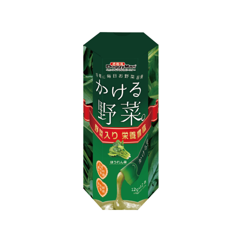 DoggyMan Chicken Puree with Spinach - 12g x 12pcs