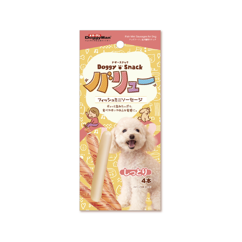 DoggyMan Doggy Snack Fish Mini Sausages - 4pcs
