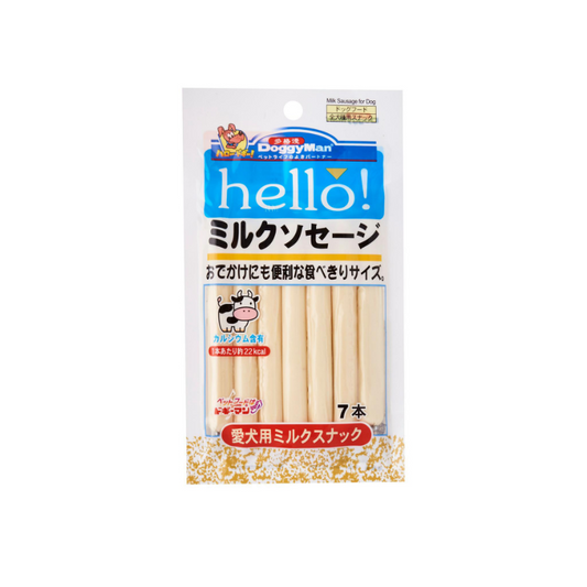 DoggyMan HELLO! Milk Sausage - 7pcs