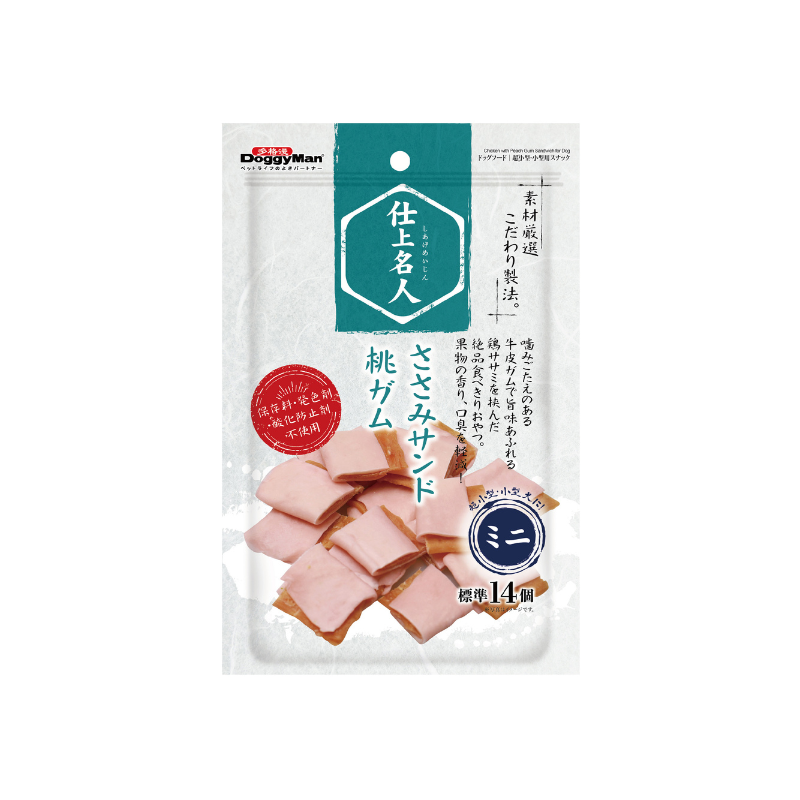 DoggyMan Non Add Chicken with Peach Gum Sandwich - 50g