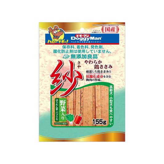 DoggyMan Non Add Soft Sasami with Vegetable Sticks - 155g