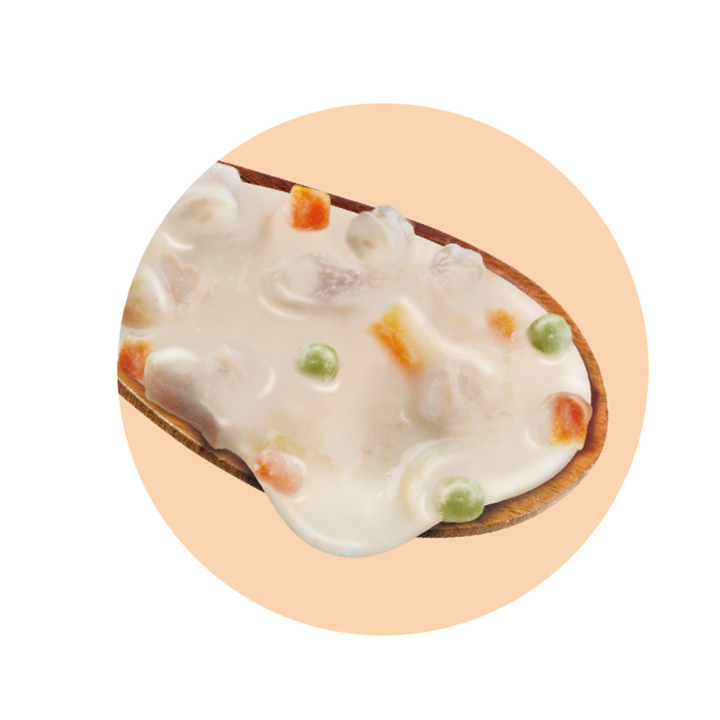 DoggyMan Senior Dog Stew in Low-fat Milk with Chicken & Veggies - 80g