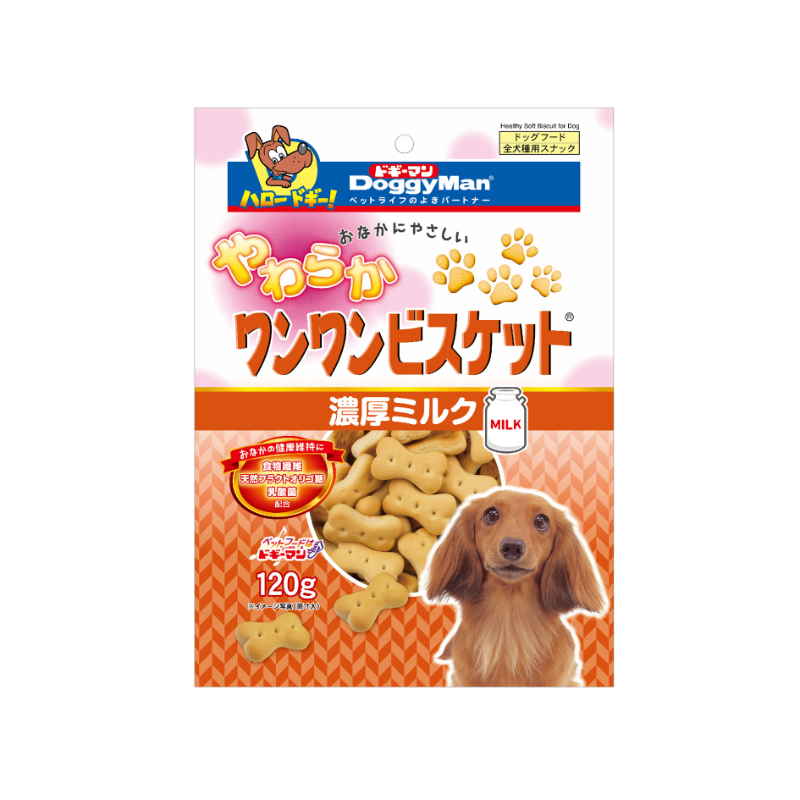 DoggyMan Soft Biscuit with Rich Milk - 120g