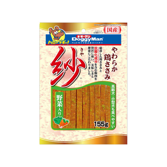 DoggyMan Soft Sasami Sticks with Vegetable - 155g