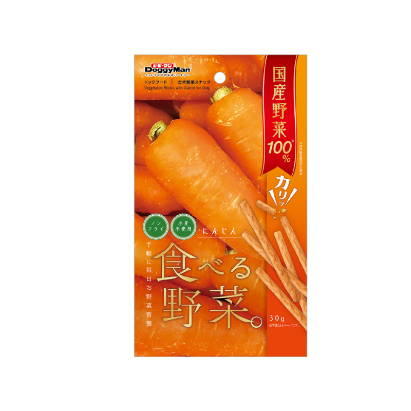 DoggyMan Vegetable Sticks with Carrot - 30g